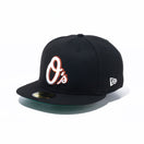 59FIFTY Metallic Logo ボルティモア・オリオールズ ブラック ケリーグリーンアンダーバイザー - 13534749-700 | NEW ERA ニューエラ公式オンラインストア