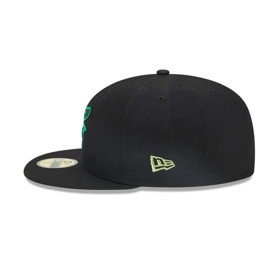 59FIFTY Metallic Pop ボルティモア・オリオールズ ブラック