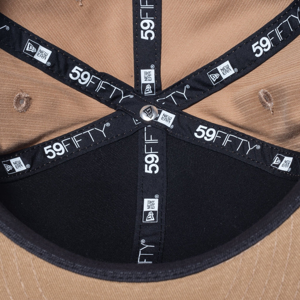 59FIFTY Micro Corduroy マイクロコーデュロイ メタルロゴ ベージュ - 13807629-700 | NEW ERA ニューエラ公式オンラインストア