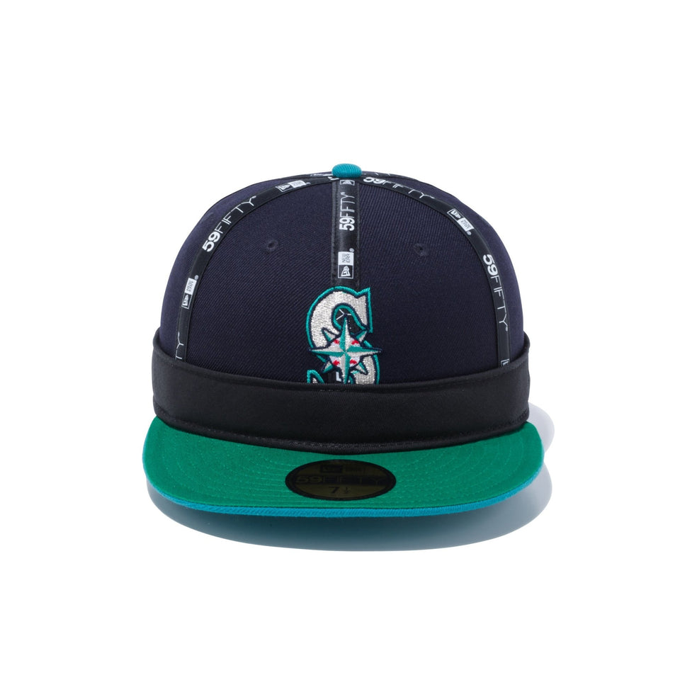 59FIFTY MLB カスタム インサイドアウト シアトル・マリナーズ ネイビー / ケリー - 12326400-700 | NEW ERA ニューエラ公式オンラインストア