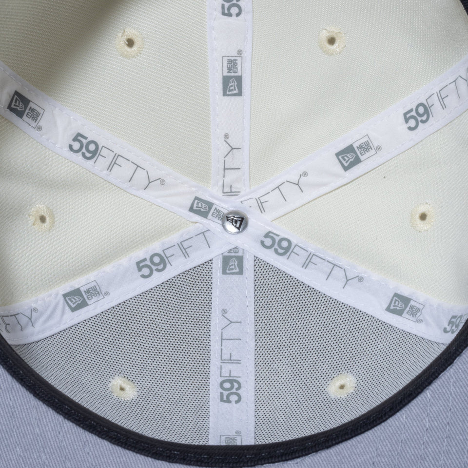 59FIFTY MLB 2-Tone ロサンゼルス・ドジャース クロームホワイト ダークロイヤルバイザー - 13750720-700 | NEW ERA ニューエラ公式オンラインストア