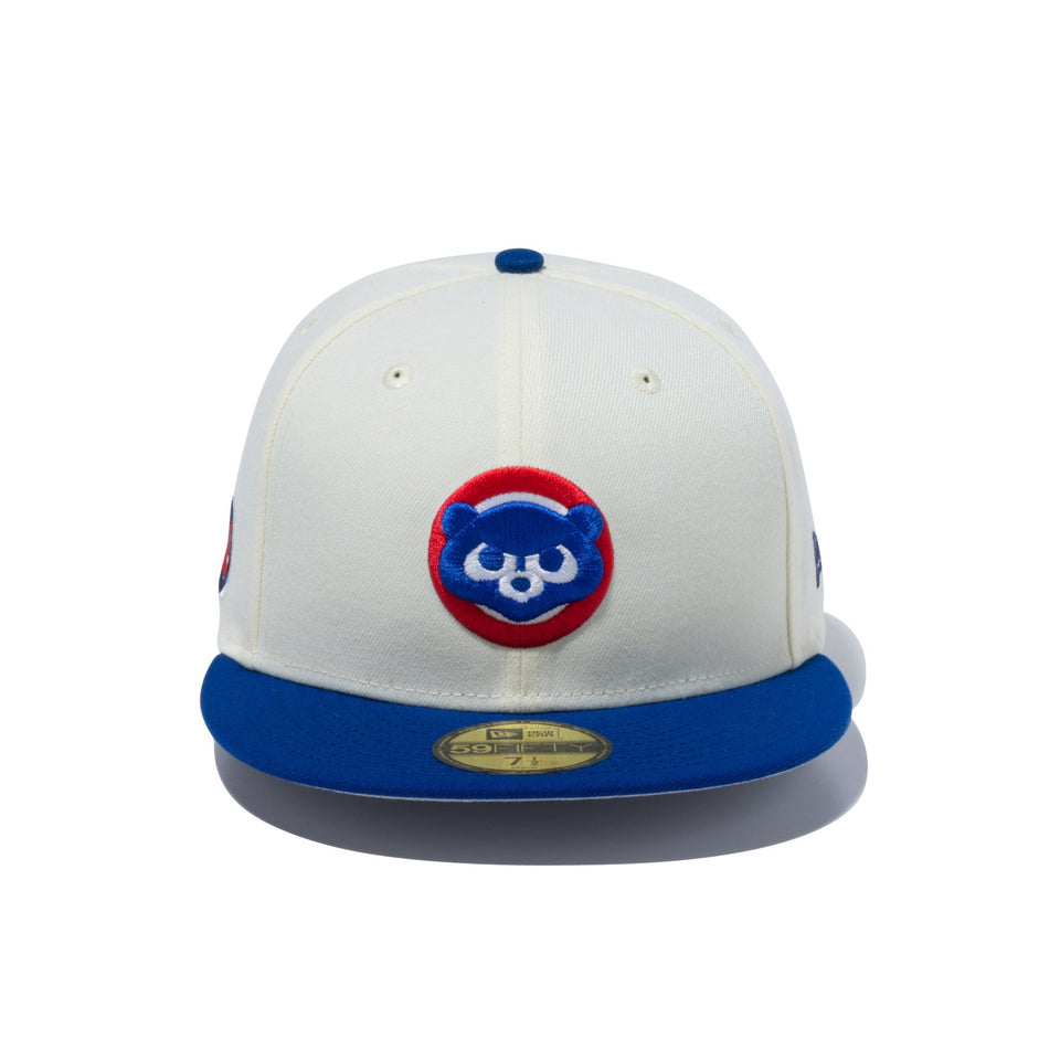 59FIFTY MLB 2-Tone シカゴ・カブス クロームホワイト ライトロイヤルバイザー - 13750724-700 | NEW ERA ニューエラ公式オンラインストア