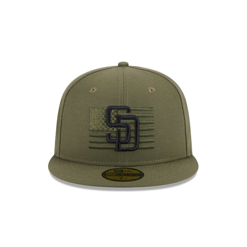 59FIFTY MLB 2023 Armed Forces Day アームド・フォーシズ・デー サンディエゴ・パドレス ニューオリーブ - 13534620-700 | NEW ERA ニューエラ公式オンラインストア