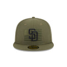 59FIFTY MLB 2023 Armed Forces Day アームド・フォーシズ・デー サンディエゴ・パドレス ニューオリーブ - 13534620-700 | NEW ERA ニューエラ公式オンラインストア