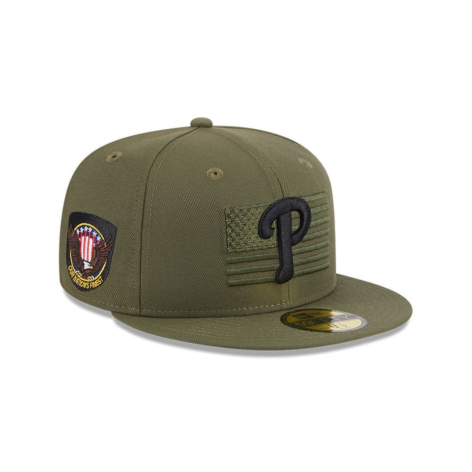 59FIFTY MLB 2023 Armed Forces Day アームド・フォーシズ・デー フィラデルフィア・フィリーズ ニューオリーブ