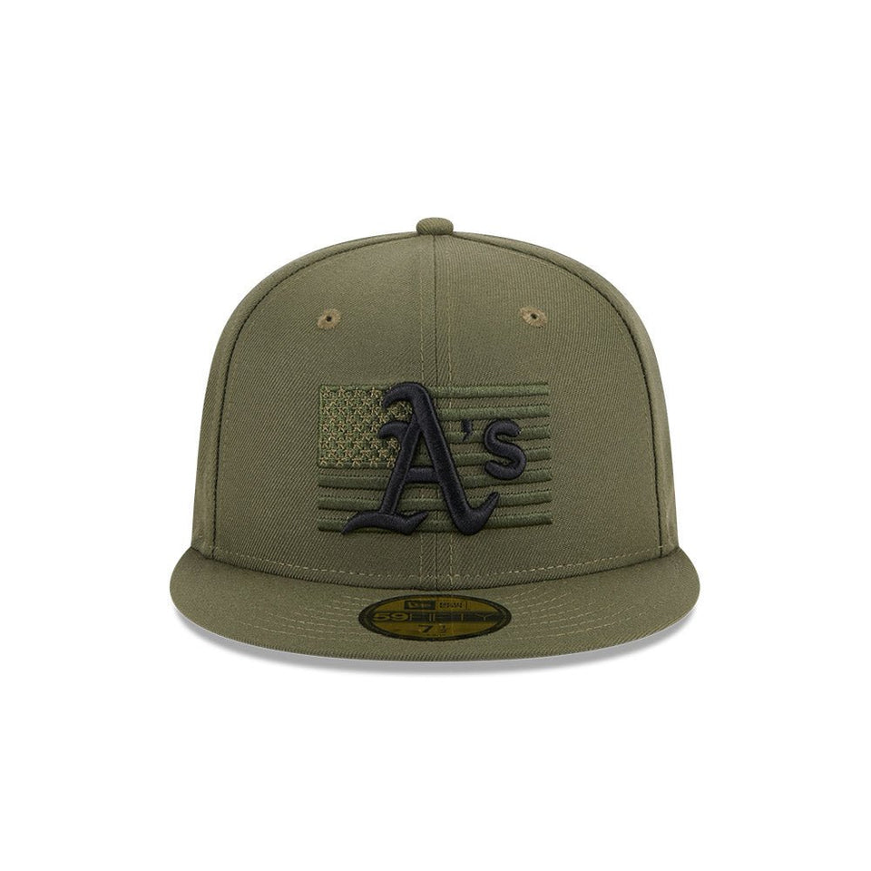 59FIFTY MLB 2023 Armed Forces Day アームド・フォーシズ・デー オークランド・アスレチックス ニューオリーブ - 13534623-700 | NEW ERA ニューエラ公式オンラインストア