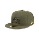 59FIFTY MLB 2023 Armed Forces Day アームド・フォーシズ・デー マイアミ・マーリンズ ニューオリーブ - 13534628-700 | NEW ERA ニューエラ公式オンラインストア
