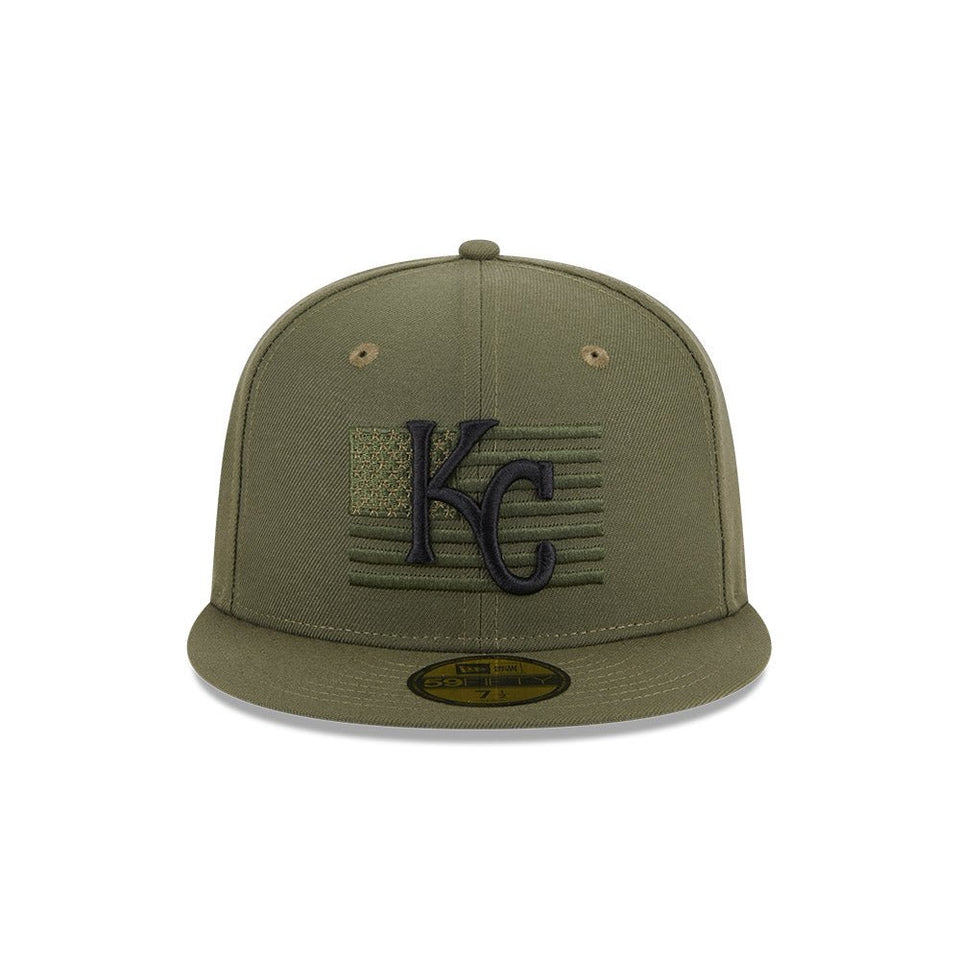 59FIFTY MLB 2023 Armed Forces Day アームド・フォーシズ・デー カンザスシティ・ロイヤルズ ニューオリーブ - 13534630-700 | NEW ERA ニューエラ公式オンラインストア