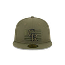 59FIFTY MLB 2023 Armed Forces Day アームド・フォーシズ・デー コロラド・ロッキーズ ニューオリーブ - 13534633-700 | NEW ERA ニューエラ公式オンラインストア