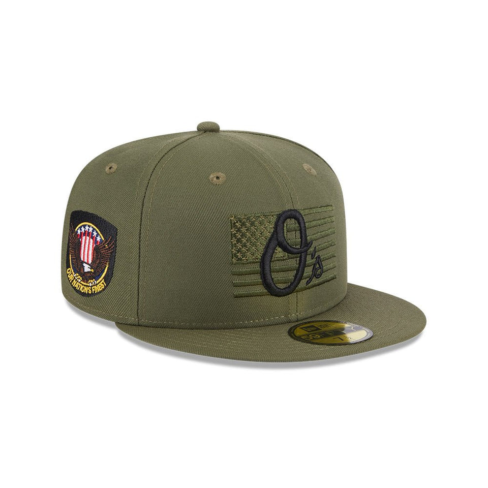 59FIFTY MLB 2023 Armed Forces Day アームド・フォーシズ・デー ボルティモア・オリオールズ ニューオリーブ - 13534639-700 | NEW ERA ニューエラ公式オンラインストア