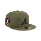 59FIFTY MLB 2023 Armed Forces Day アームド・フォーシズ・デー アトランタ・ブレーブス ニューオリーブ - 13534640-700 | NEW ERA ニューエラ公式オンラインストア