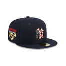 59FIFTY オーセンティック MLB 4th of July ニューヨーク・ヤンキース ネイビー グレーアンダーバイザー - 13570889-700 | NEW ERA ニューエラ公式オンラインストア