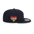 59FIFTY オーセンティック MLB 4th of July ニューヨーク・メッツ ネイビー グレーアンダーバイザー - 13570890-700 | NEW ERA ニューエラ公式オンラインストア