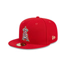 59FIFTY オーセンティック MLB 4th of July ロサンゼルス・エンゼルス スカーレット グレーアンダーバイザー - 13570907-700 | NEW ERA ニューエラ公式オンラインストア