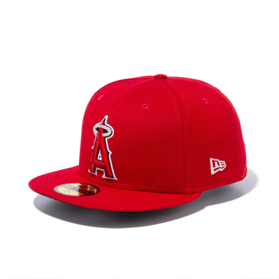 NEW ERA 59FIFTY ロサンゼルス・エンゼルス 60周年記念パッチ