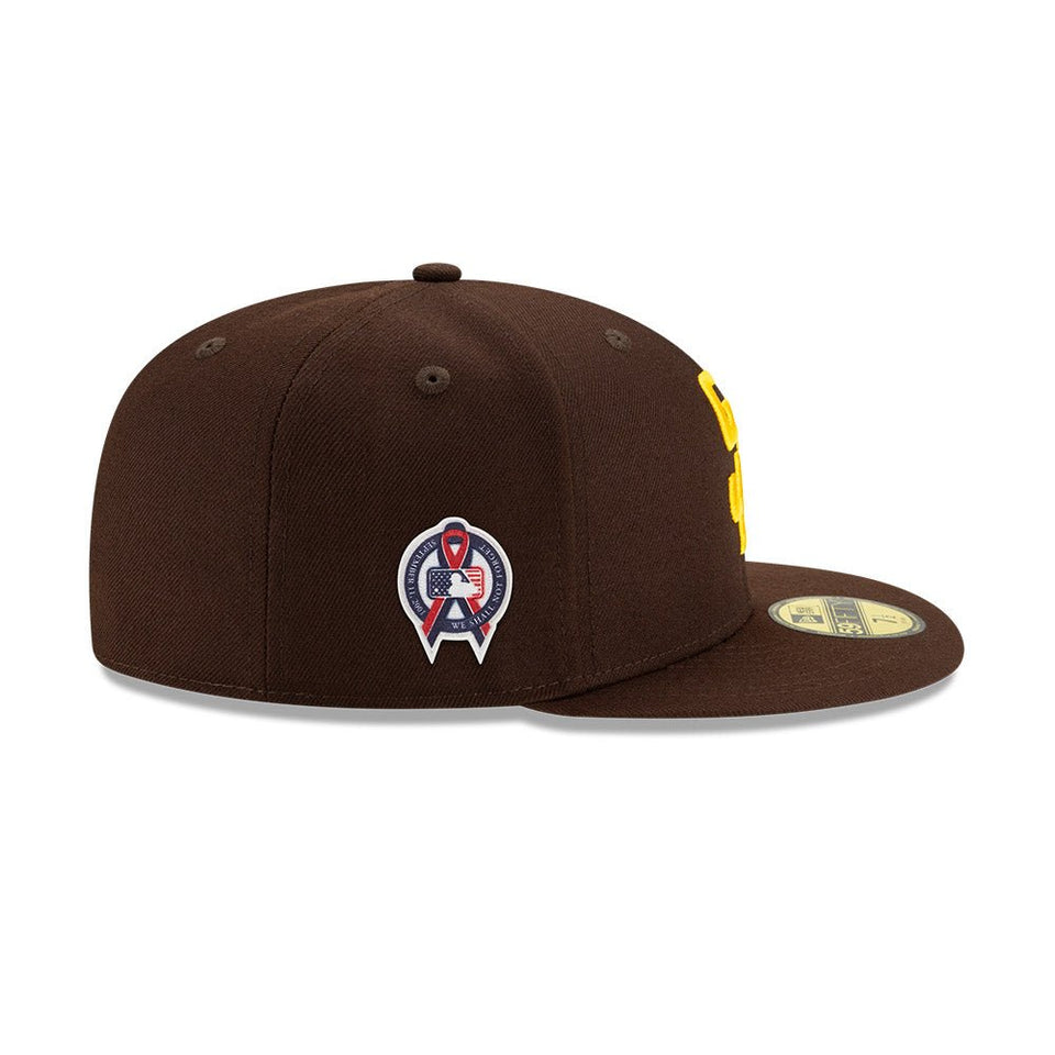 59FIFTY MLBオンフィールド 9.11 Remembrance Side Patch サンディエゴ・パドレス バーントウッド - 14137802-700 | NEW ERA ニューエラ公式オンラインストア