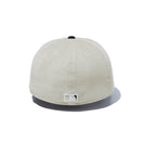 59FIFTY MLB Corduroy コーデュロイ ニューヨーク・ヤンキース ライトベージュ ネイビーバイザー - 13751134-700 | NEW ERA ニューエラ公式オンラインストア