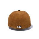 59FIFTY MLB Corduroy コーデュロイ ニューヨーク・メッツ キャメル ブラウンバイザー - 13751139-700 | NEW ERA ニューエラ公式オンラインストア