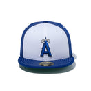 59FIFTY MLB Custom ロサンゼルス・エンゼルス ホワイト/ダークロイヤル ケリーアンダーバイザー - 13750726-700 | NEW ERA ニューエラ公式オンラインストア