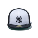 59FIFTY MLB Custom ニューヨーク・ヤンキース ホワイト/ブラック ケリーアンダーバイザー - 13780798-700 | NEW ERA ニューエラ公式オンラインストア