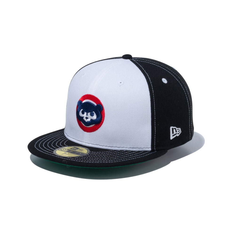 59FIFTY MLB Custom シカゴ・カブス ホワイト/ブラック ケリーアンダーバイザー - 13780801-700 | NEW ERA ニューエラ公式オンラインストア