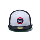 59FIFTY MLB Custom シカゴ・カブス ホワイト/ブラック ケリーアンダーバイザー - 13780801-700 | NEW ERA ニューエラ公式オンラインストア