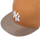 59FIFTY MLB Duck Canvas ダックキャンバス ニューヨーク・ヤンキース ライトブロンズ チャコールスウェードバイザー - 13328542-700 | NEW ERA ニューエラ公式オンラインストア