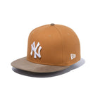 59FIFTY MLB Duck Canvas ダックキャンバス ニューヨーク・ヤンキース ライトブロンズ チャコールスウェードバイザー - 13328542-700 | NEW ERA ニューエラ公式オンラインストア
