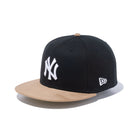 59FIFTY MLB Duck Canvas ダックキャンバス ニューヨーク・ヤンキース ブラック ベージュスウェードバイザー - 13328543-700 | NEW ERA ニューエラ公式オンラインストア