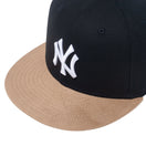 59FIFTY MLB Duck Canvas ダックキャンバス ニューヨーク・ヤンキース ブラック ベージュスウェードバイザー - 13328543-700 | NEW ERA ニューエラ公式オンラインストア