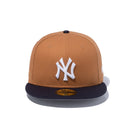 59FIFTY MLB Duck Canvas ダックキャンバス ニューヨーク・ヤンキース ライトブロンズ ネイビーバイザー - 13751135-700 | NEW ERA ニューエラ公式オンラインストア