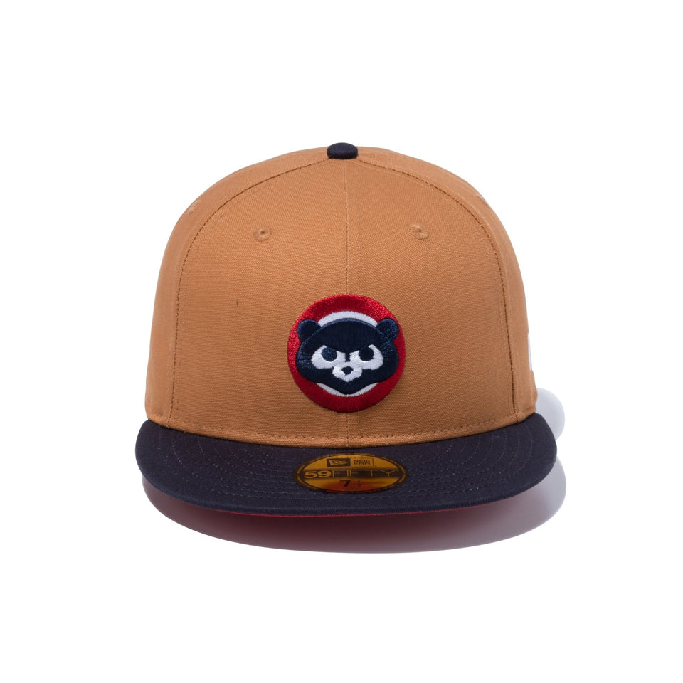 59FIFTY MLB Duck Canvas ダックキャンバス シカゴ・カブス ライトブロンズ ネイビーバイザー - 13751168-700 | NEW ERA ニューエラ公式オンラインストア