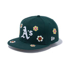 59FIFTY MLB Flower Embroidery オークランド・アスレチックス ダークグリーン - 13751121-700 | NEW ERA ニューエラ公式オンラインストア