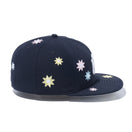 MLB Flower Embroidery ニューヨーク・ヤンキース ネイビー 59fifty-mlb-flower-embroidery-