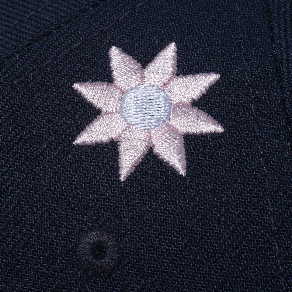 MLB Flower Embroidery ニューヨーク・ヤンキース ネイビー 59FIFTY MLB Flower Embroidery ニューヨーク・ヤンキース
