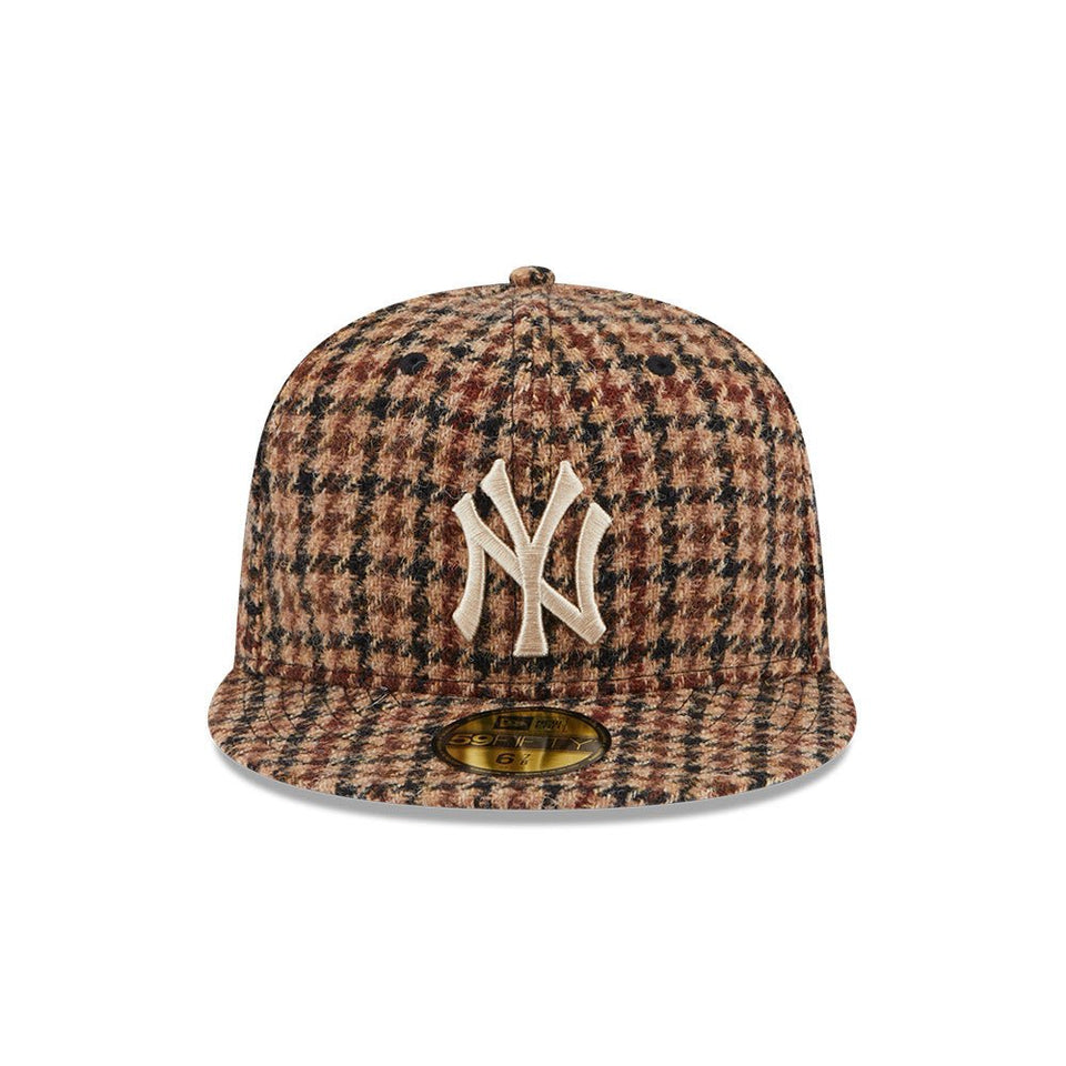 59FIFTY MLB Harris tweed ニューヨーク・ヤンキース ベージュ ケリーアンダーバイザー ニューエラオンラインストア