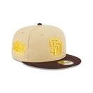 59FIFTY MLB Illusion サンディエゴ・パドレス ベガスゴールド ブラウンバイザー - 13695345-700 | NEW ERA ニューエラ公式オンラインストア