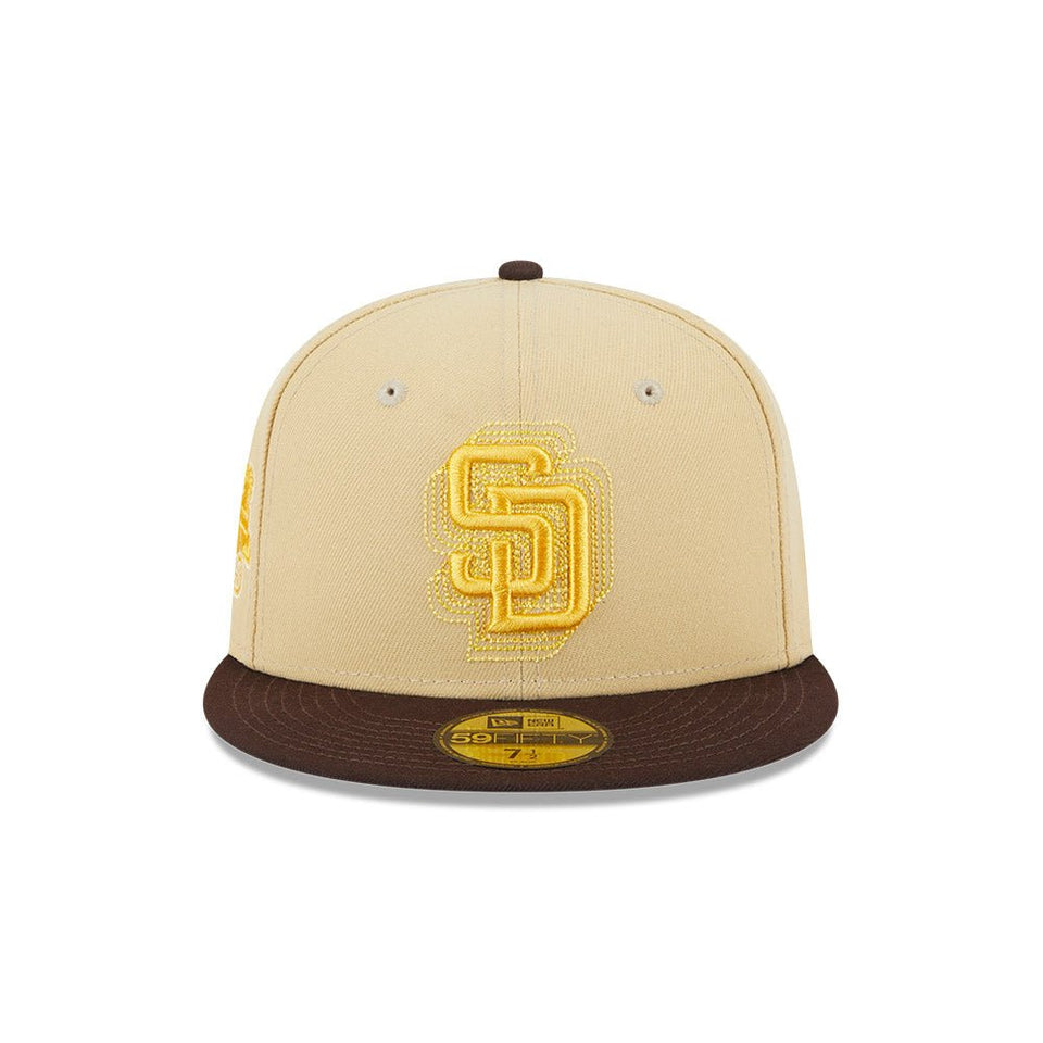 59FIFTY MLB Illusion サンディエゴ・パドレス ベガスゴールド ブラウンバイザー - 13695345-700 | NEW ERA ニューエラ公式オンラインストア