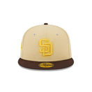 59FIFTY MLB Illusion サンディエゴ・パドレス ベガスゴールド ブラウンバイザー - 13695345-700 | NEW ERA ニューエラ公式オンラインストア