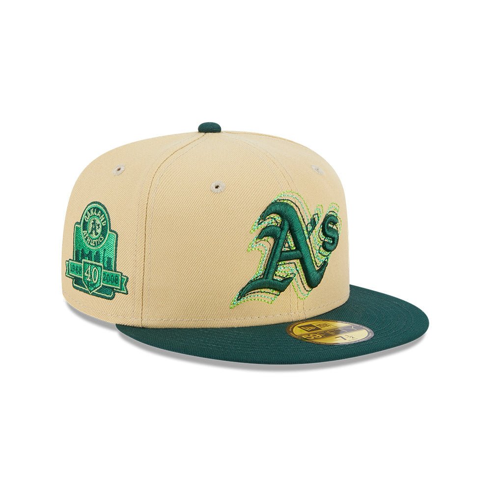 59FIFTY MLB Illusion オークランド・アスレチックス ベガスゴールド ...