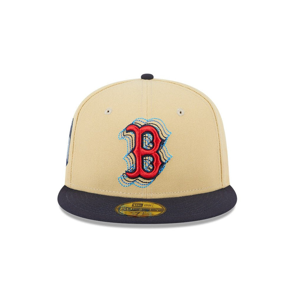 59FIFTY MLB Illusion ボストン・レッドソックス ベガスゴールド