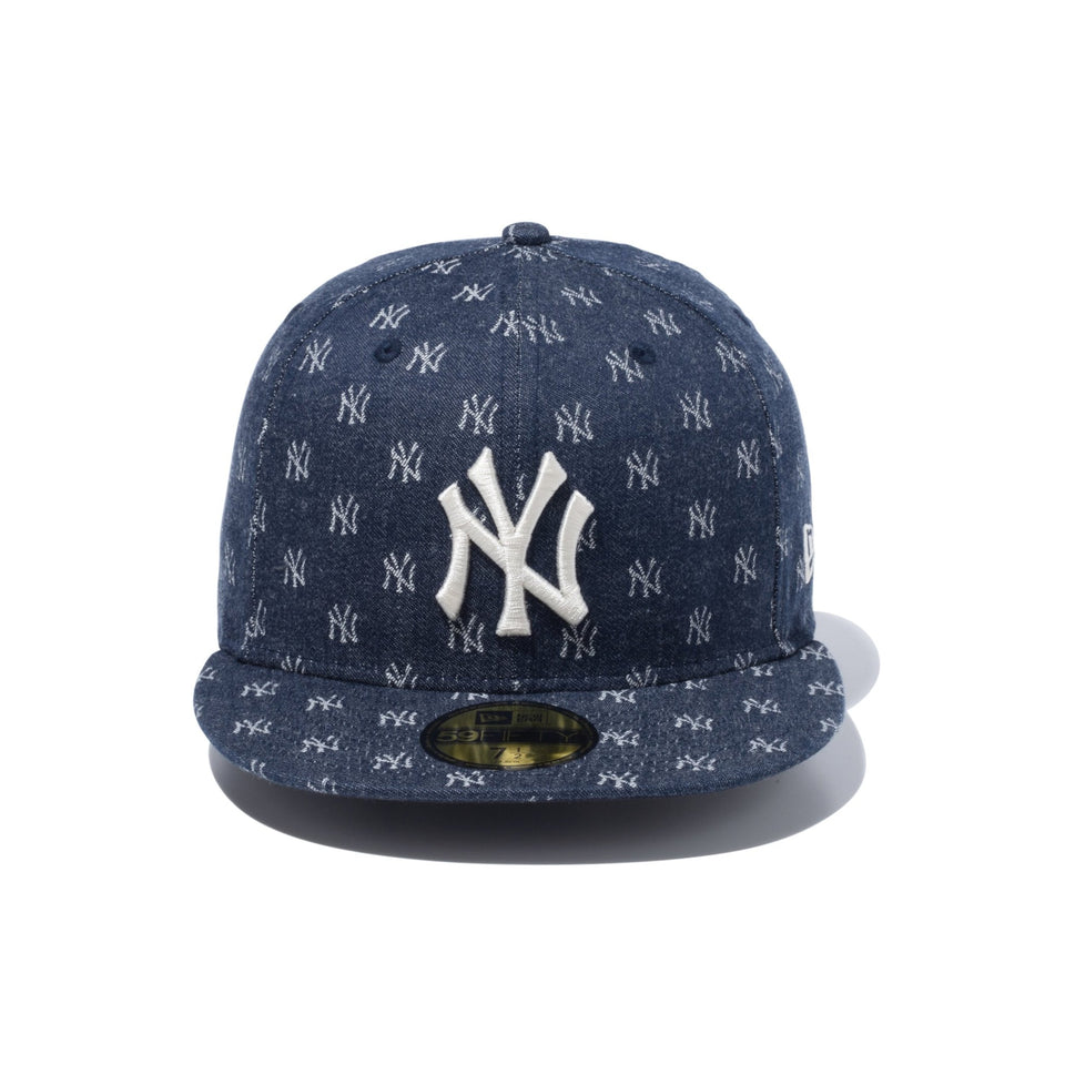 59FIFTY MLB Jacquard ニューヨーク・ヤンキース ネイビー × クローム - 14109887-700 | NEW ERA ニューエラ公式オンラインストア