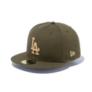 59FIFTY MLB Leather Logo ロサンゼルス・ドジャース モス - 13751146-700 | NEW ERA ニューエラ公式オンラインストア