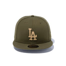 59FIFTY MLB Leather Logo ロサンゼルス・ドジャース モス - 13751146-700 | NEW ERA ニューエラ公式オンラインストア
