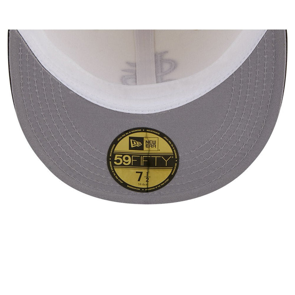 59FIFTY MLB On Deck クーパーズタウン セントルイス・ブラウンズ クロームホワイト ブラウンバイザー | ニューエラオンラインストア