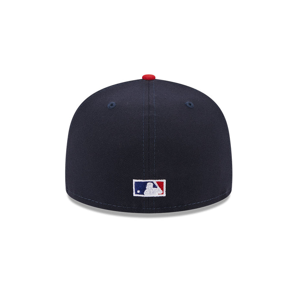 59FIFTY MLB On Deck クーパーズタウン クリーブランド・インディアンス ネイビー レッドバイザー - 13695314-700 | NEW ERA ニューエラ公式オンラインストア