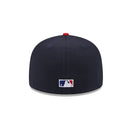 59FIFTY MLB On Deck クーパーズタウン クリーブランド・インディアンス ネイビー レッドバイザー - 13695314-700 | NEW ERA ニューエラ公式オンラインストア