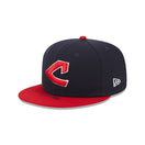 59FIFTY MLB On Deck クーパーズタウン クリーブランド・インディアンス ネイビー レッドバイザー - 13695314-700 | NEW ERA ニューエラ公式オンラインストア