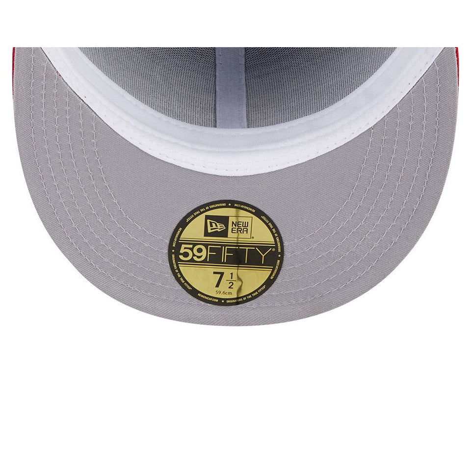 59FIFTY MLB On Deck シカゴ・カブス ライトロイヤル レッドバイザー - 13695316-700 | NEW ERA ニューエラ公式オンラインストア