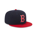 59FIFTY MLB On Deck ボストン・レッドソックス ネイビー レッドバイザー - 13695317-700 | NEW ERA ニューエラ公式オンラインストア